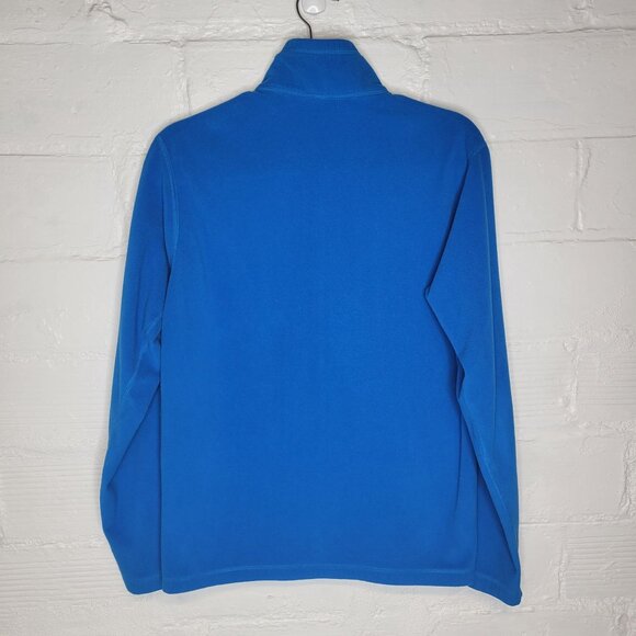 Eddie Bauer First Ascent Men's Small Pullover 1/2 Zip Fleece Blue - Picture 2 of 4